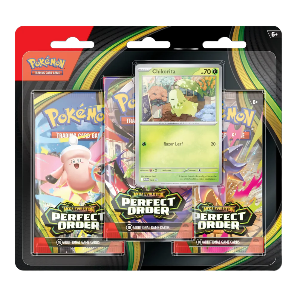 Pokemon Perfect Order 3-Pack Blister