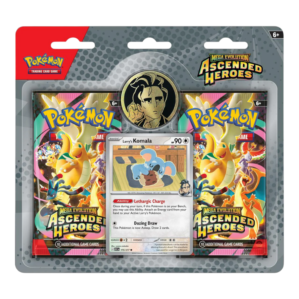 Pokemon Ascended Heroes 2-Pack Blister