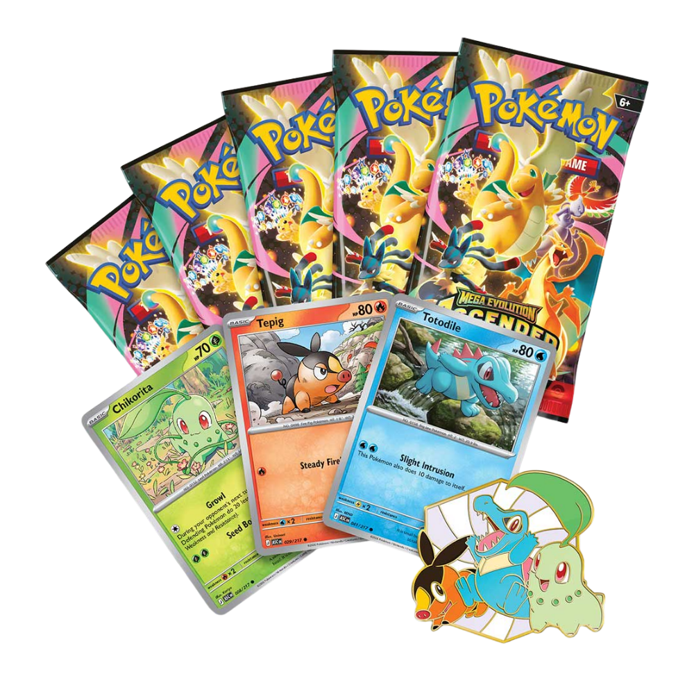 Pokemon Ascended Heroes First Partners Deluxe Pin Collection
