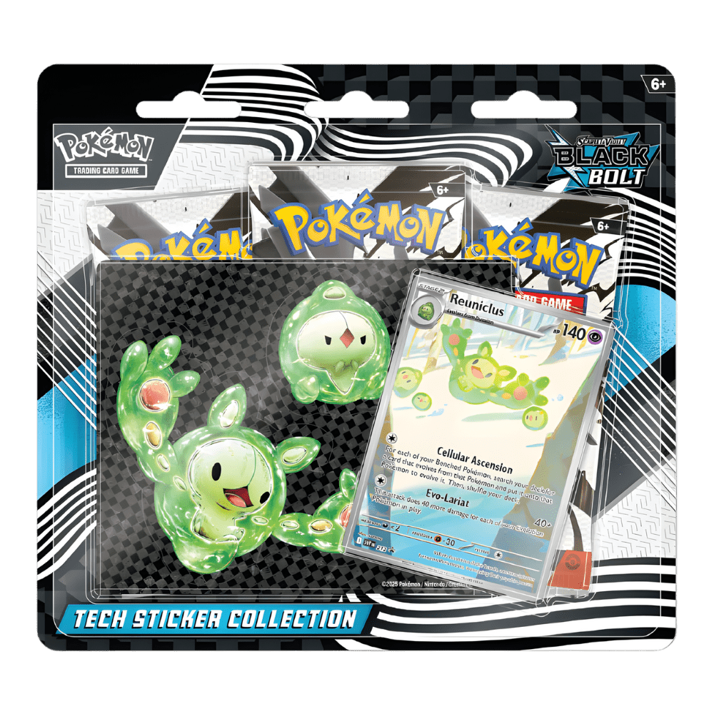 Pokemon Black Bolt Tech Sticker Collection Reuniclus
