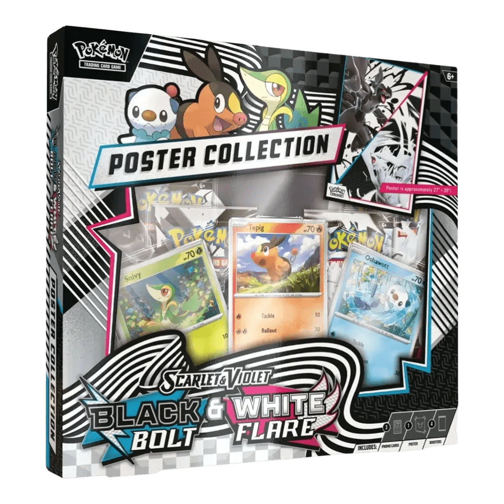 Pokemon Black Bolt & White Flare Unova Poster Collection