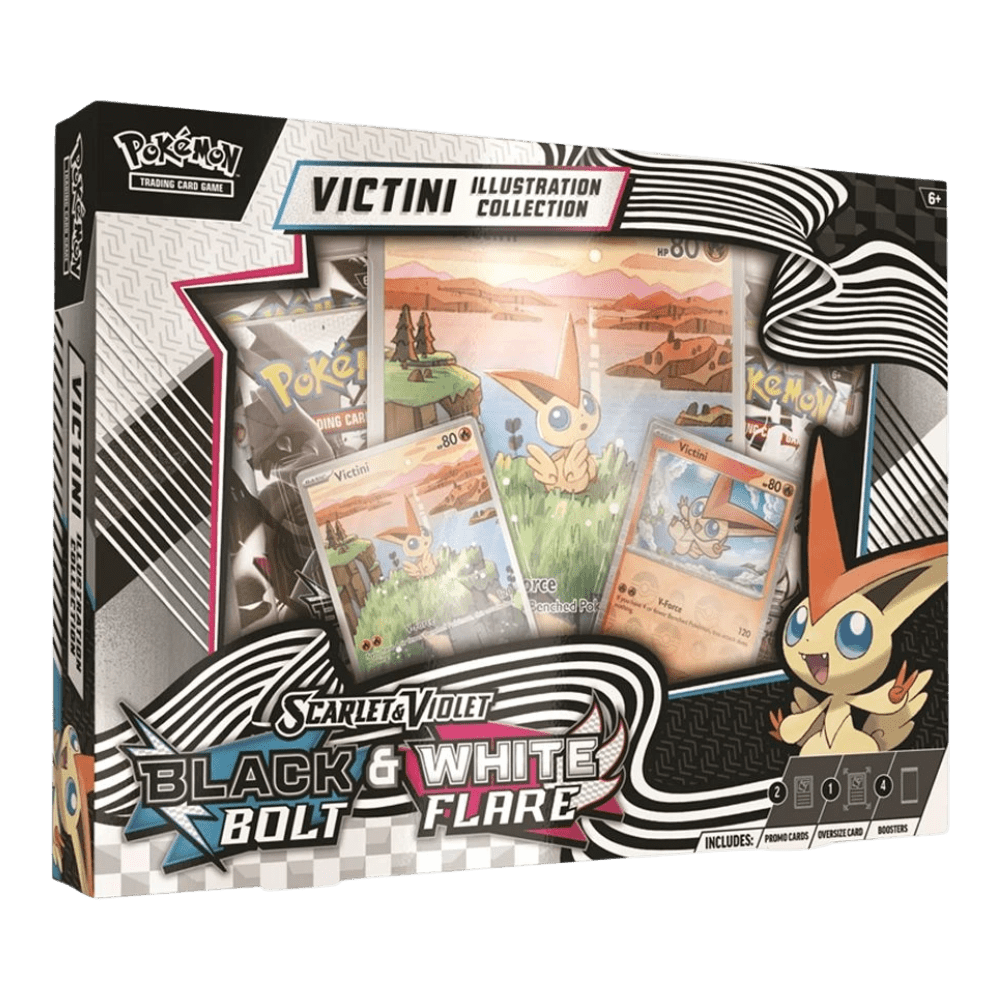 Pokemon Black Bolt & White Flare Unova Victini Illustration Collection