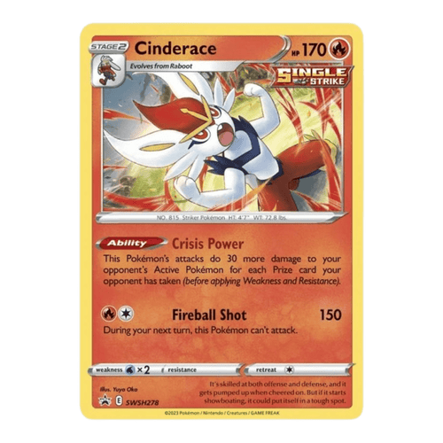 Pokemon Crown Zenith Pin Collection - Cinderace