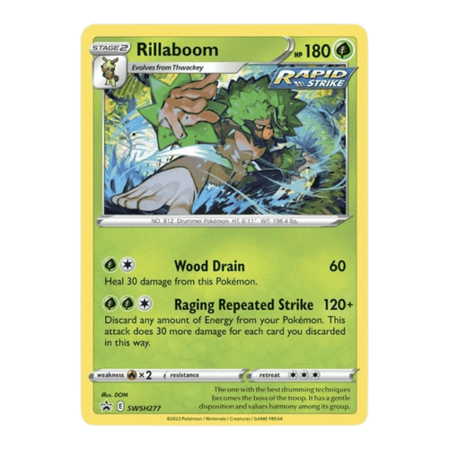 Pokemon Crown Zenith Pin Collection - Rillaboom