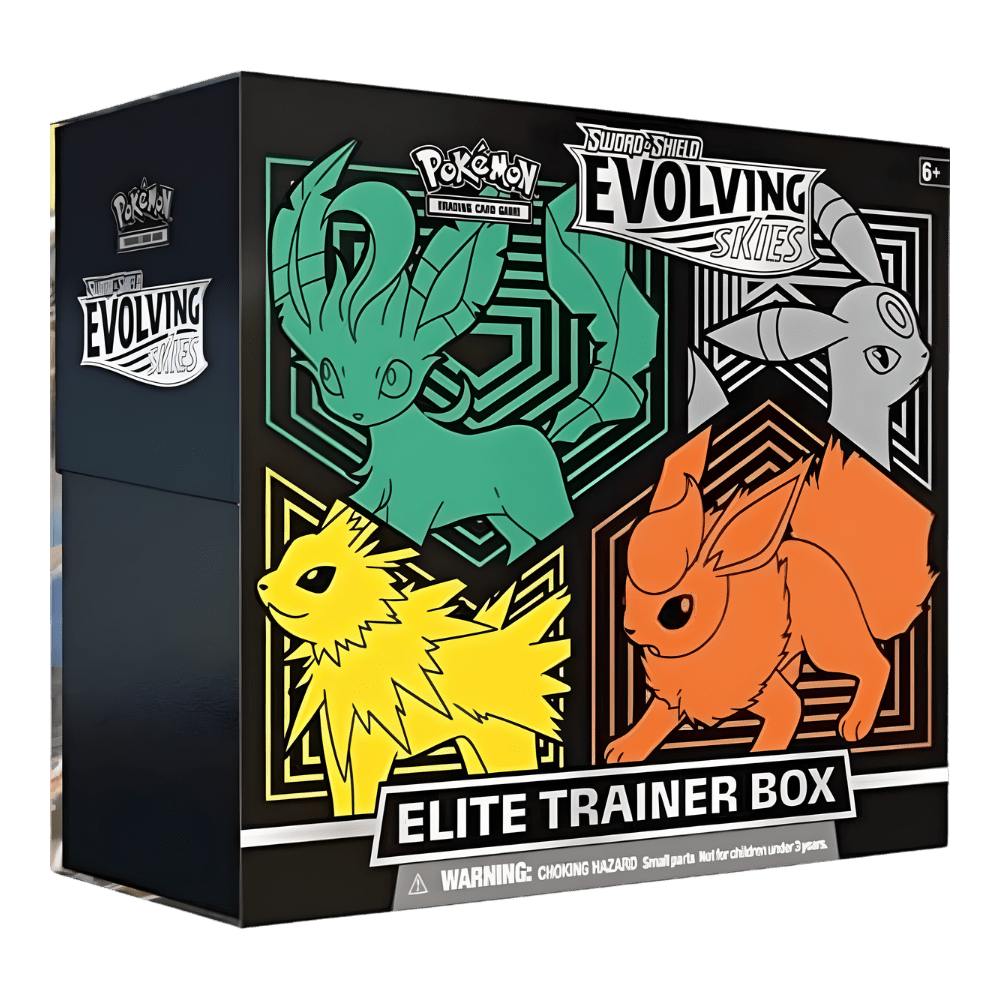 Pokemon Evolving Skies Elite Trainer Box - Leafeon, Umbreon, Jolteon, Flareon