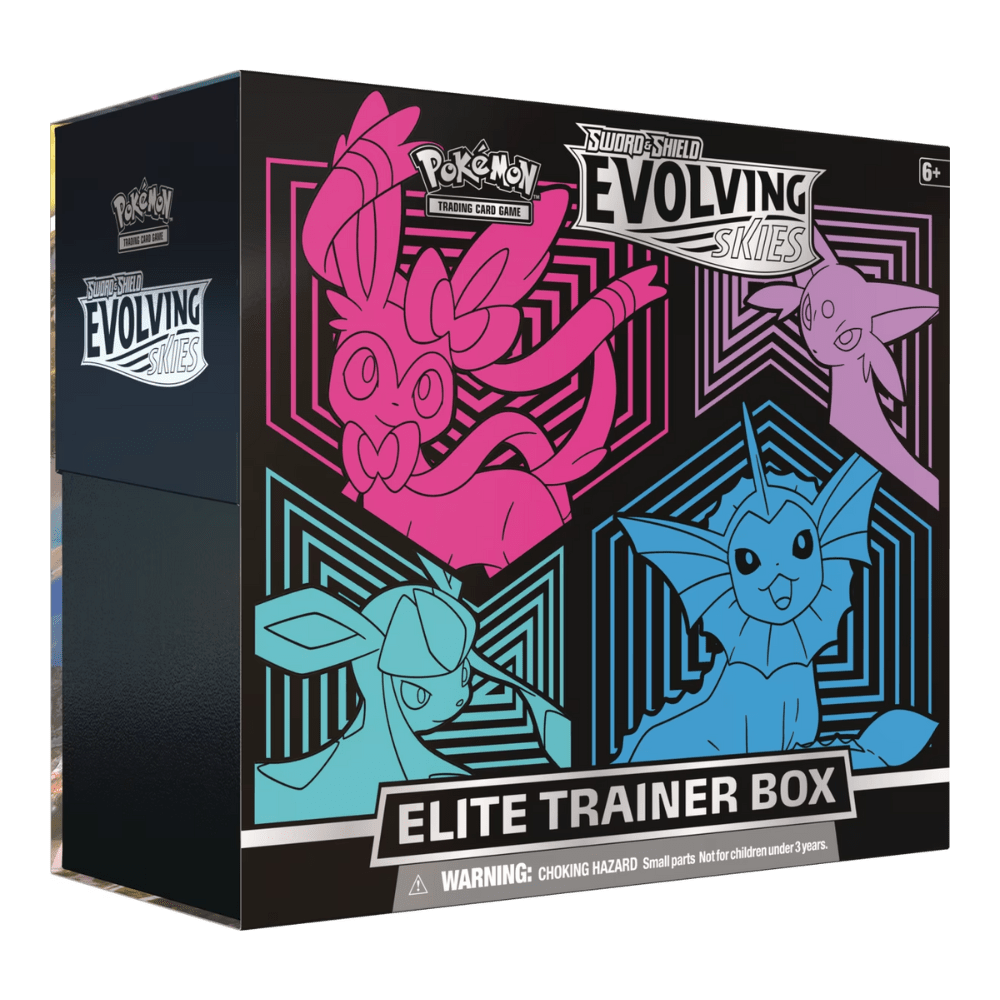 Pokemon Evolving Skies Elite Trainer Box - Sylveon, Espeon, Glaceon, Vaporeon