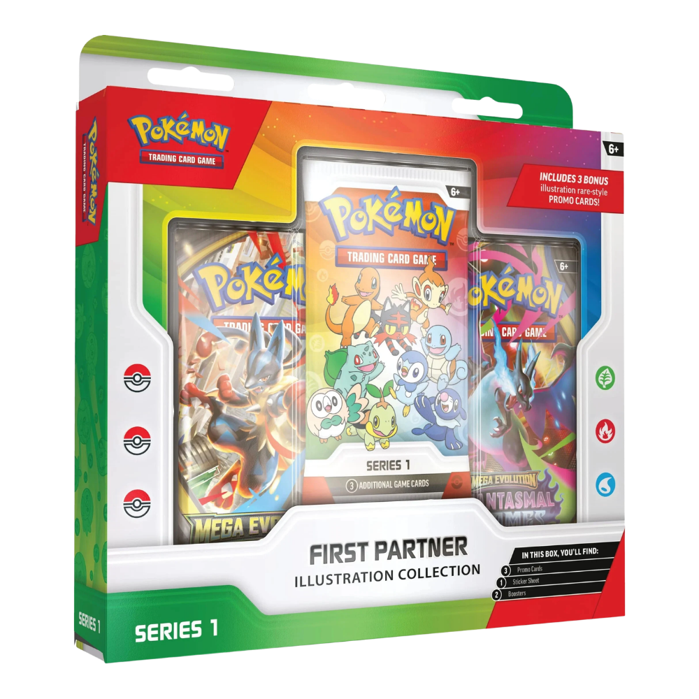 Pokemon First Partner Illustration Collection Box