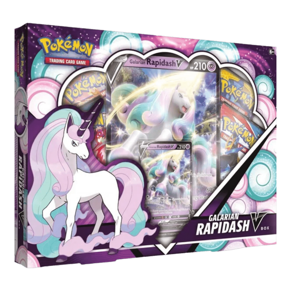 Pokemon Galarian Rapidash V Collection Box