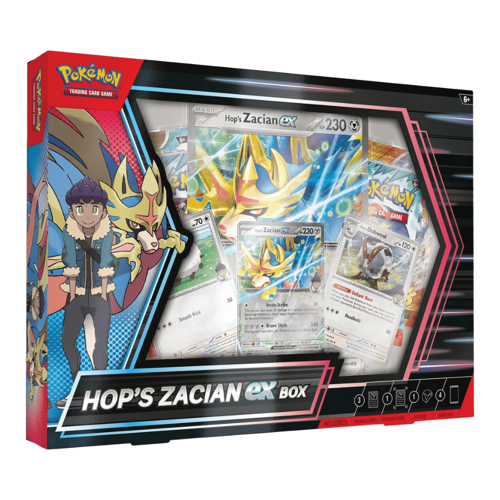 Pokemon Hop's Zacian ex Collection Box