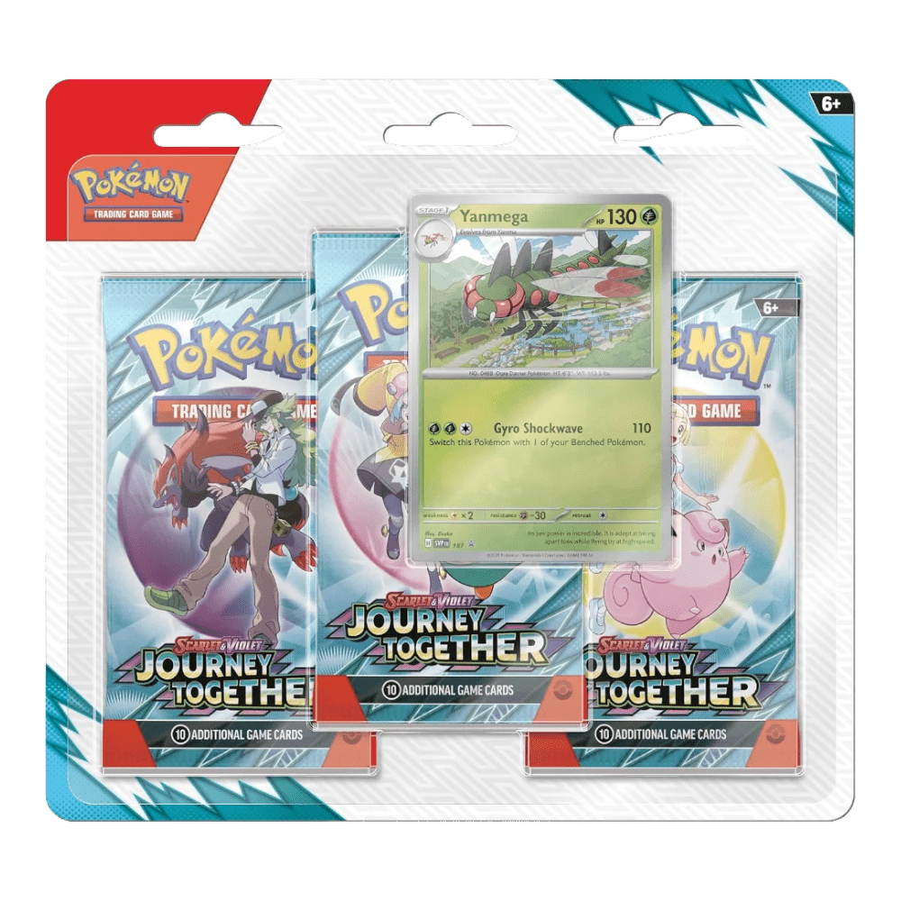Pokemon Journey Together 3-Pack Blister (Yanmega/Scrafty)