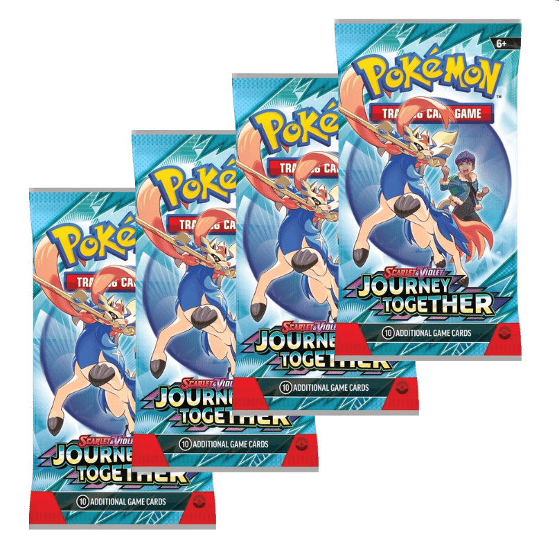 Pokemon Journey Together Booster Pack Bundle (9 Packs)﹒