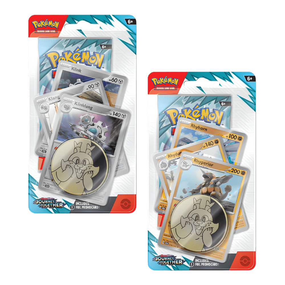 Pokemon Journey Together Premium Checklane Blister (Rhypherior/Klingklang)