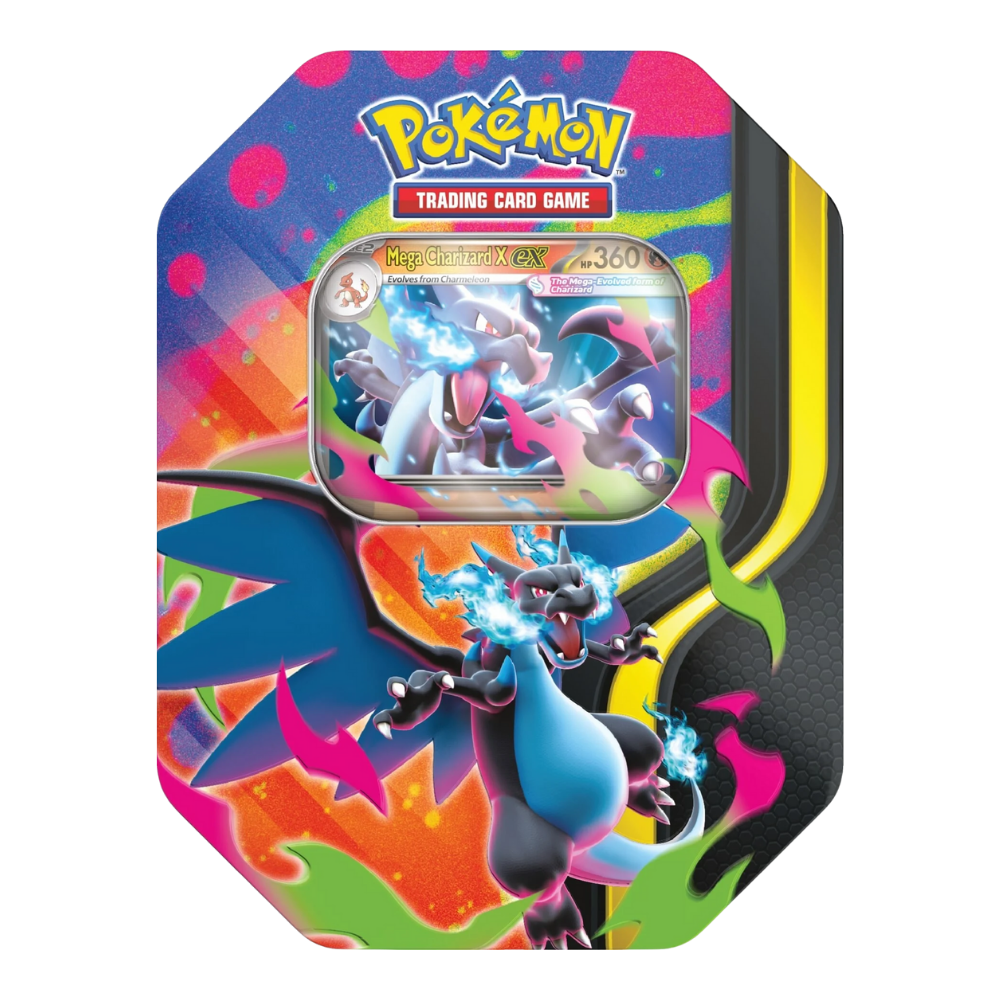 Pokemon Mega Charizard ex Tin