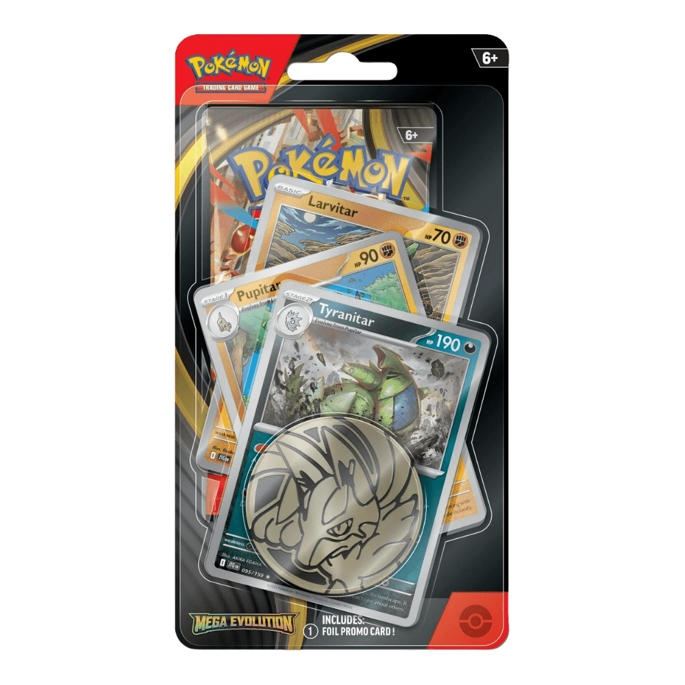 Pokemon Mega Evolution Premium Checklane Blister (Tyranitar)