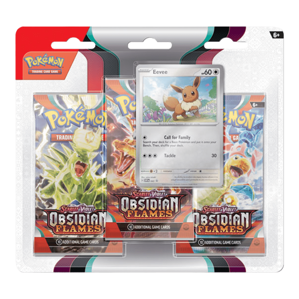 Pokemon Obsidian Flames 3-Pack Blister (Eevee)