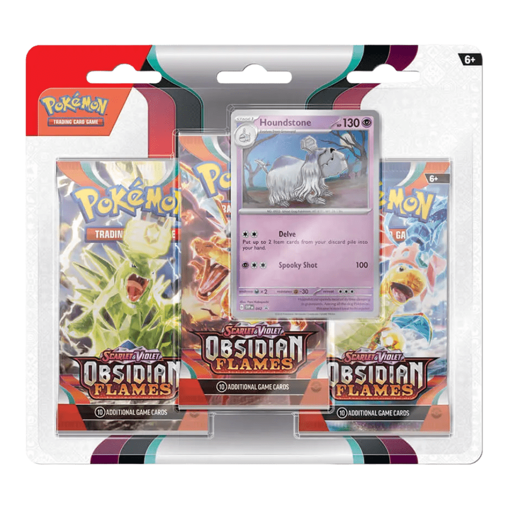 Pokemon Obsidian Flames 3-Pack Blister (Houndstone)