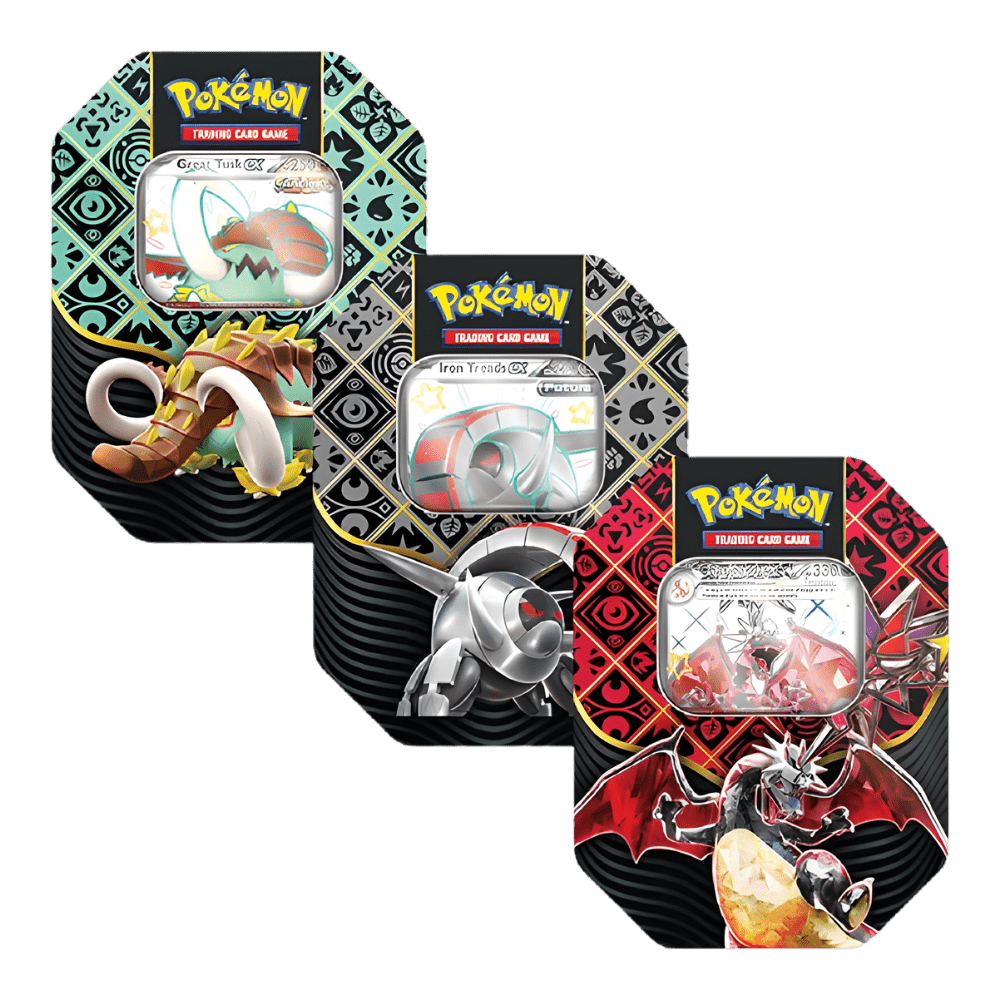 Pokemon Paldean Fates 4-Pack Tin