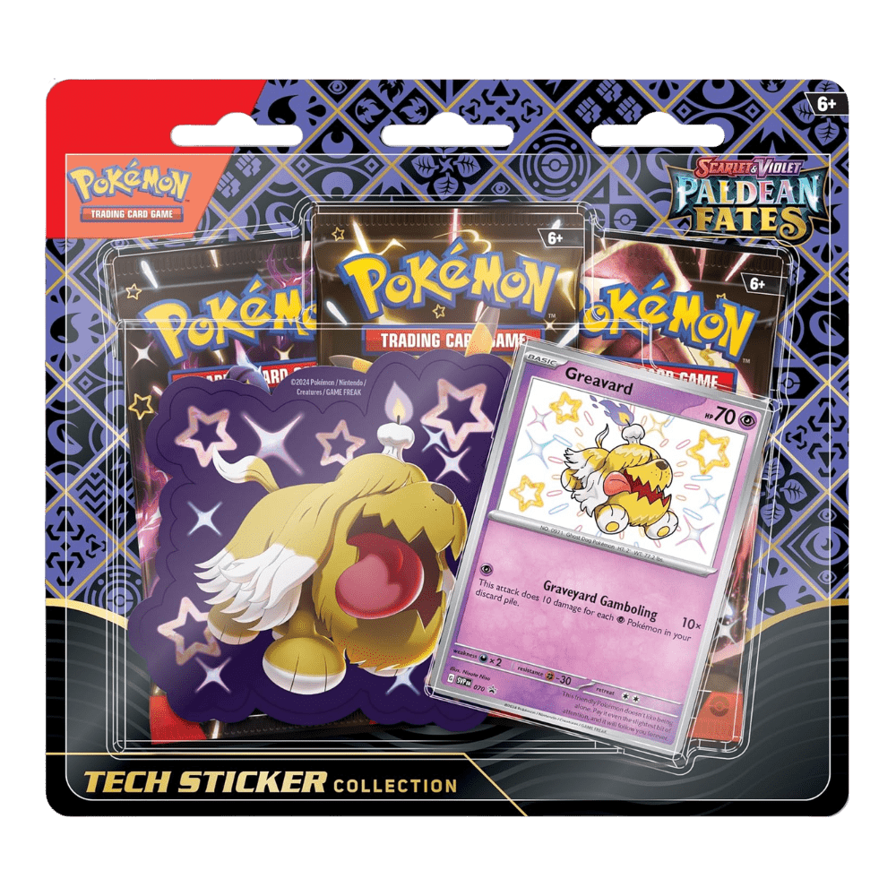Pokemon Paldean Fates Tech Sticker Collection