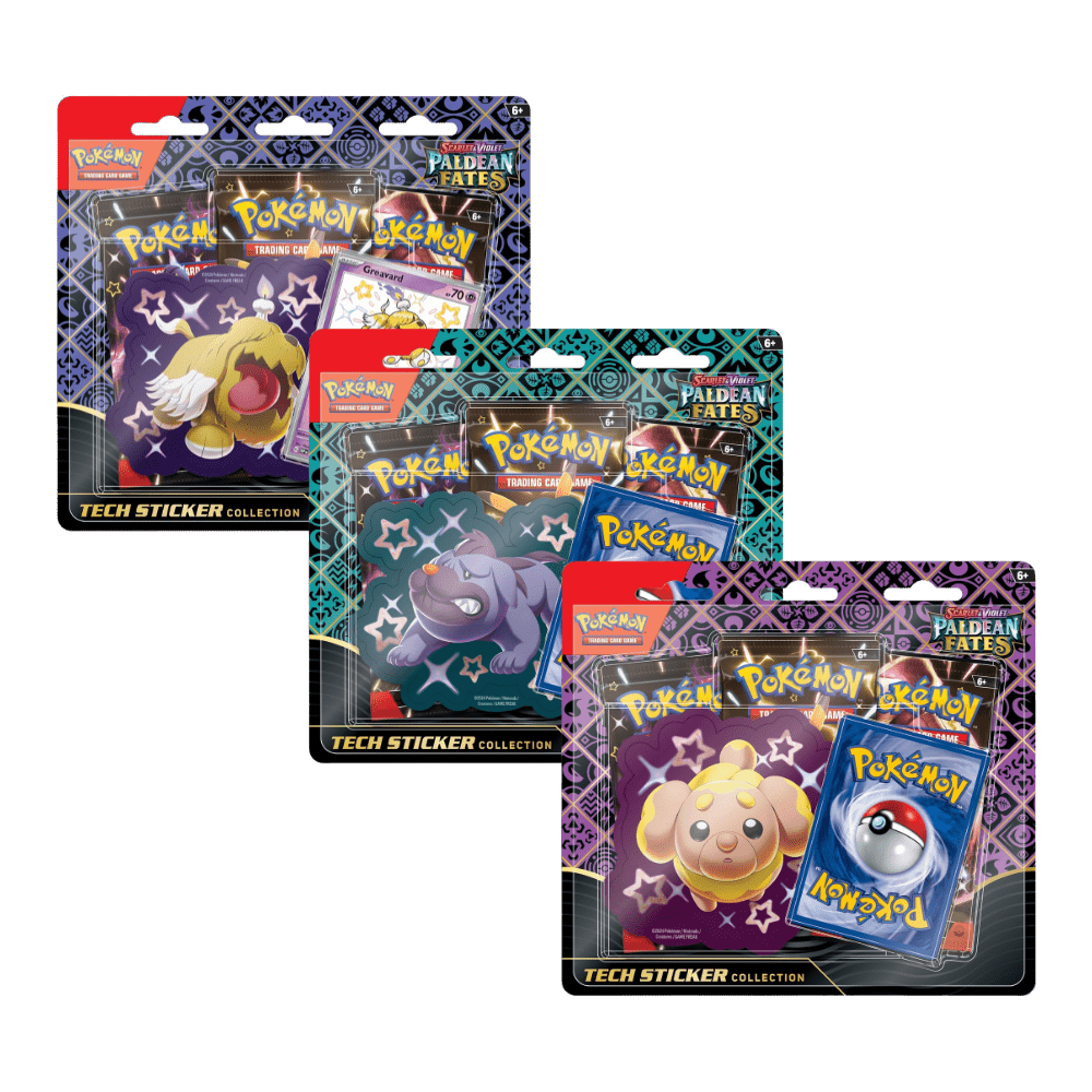 Pokemon Paldean Fates Tech Sticker Collection