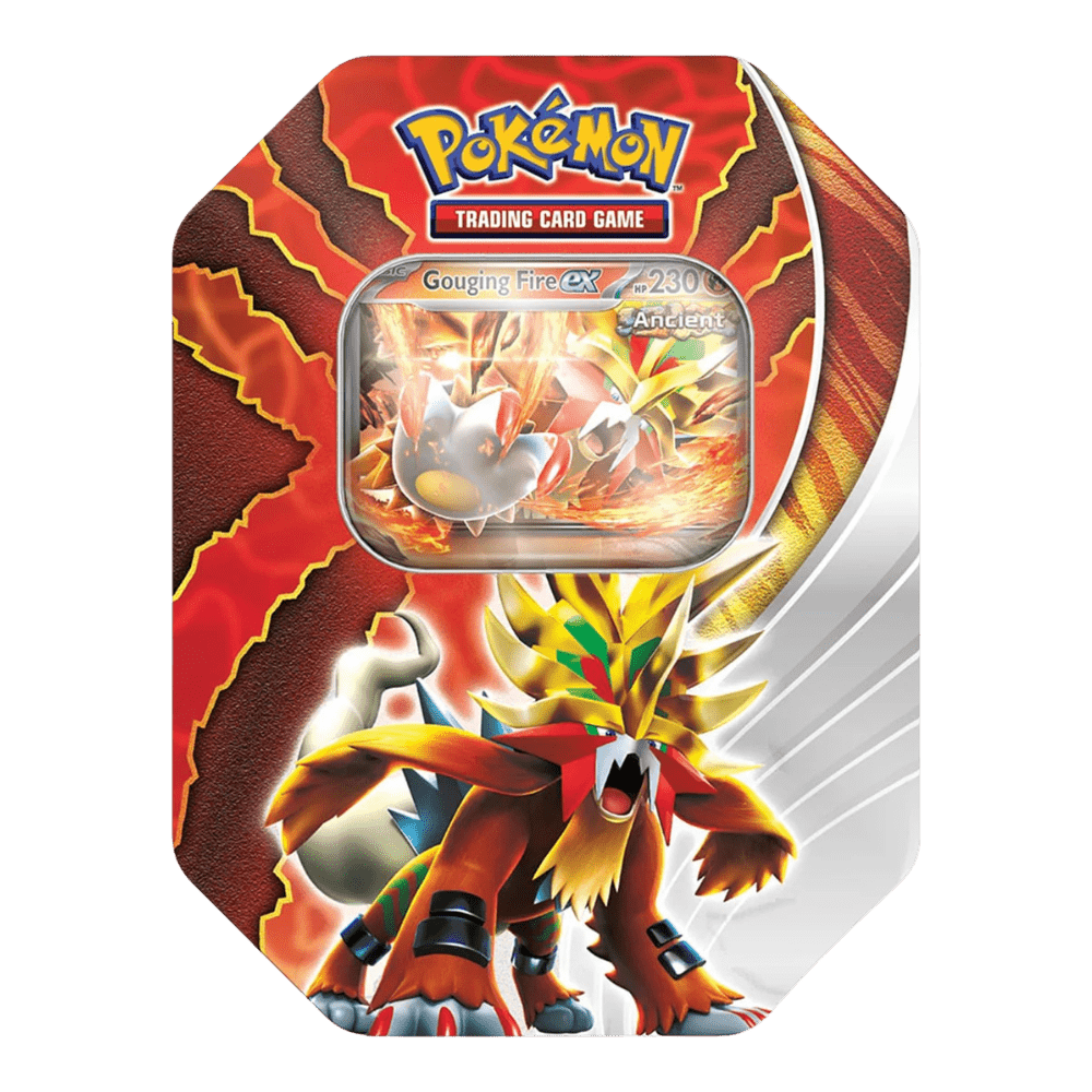 Pokemon Paradox Destinies Tin - Gouging Fire