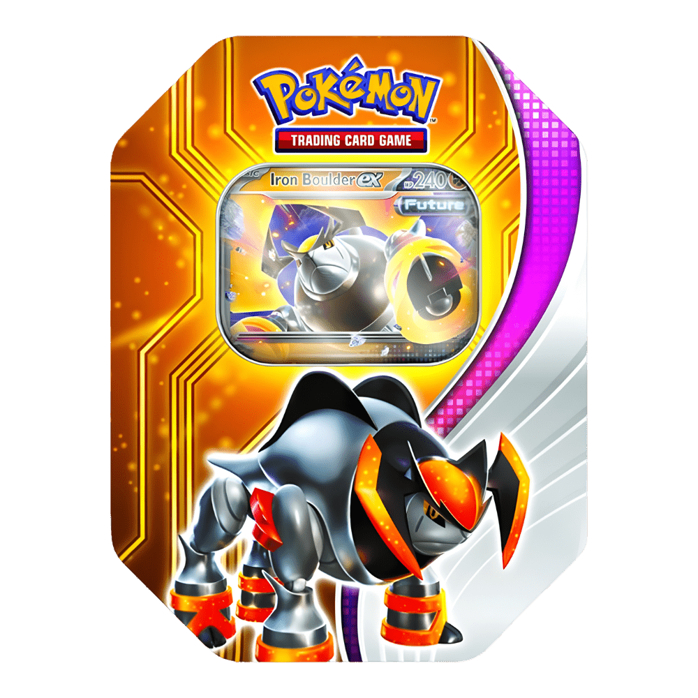 Pokemon Paradox Destinies Tin - Iron Boulder