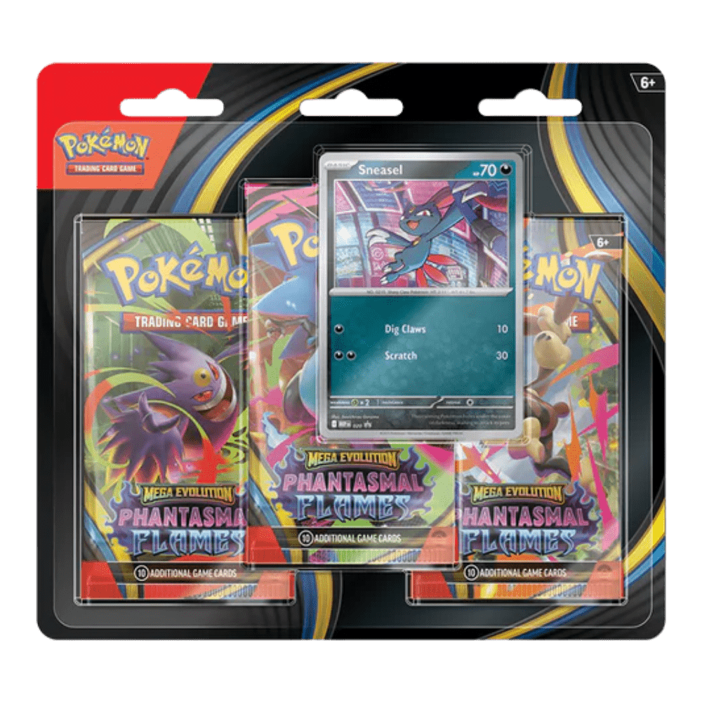 Pokemon Phantasmal Flames 3-Pack Blister (Sneasel)