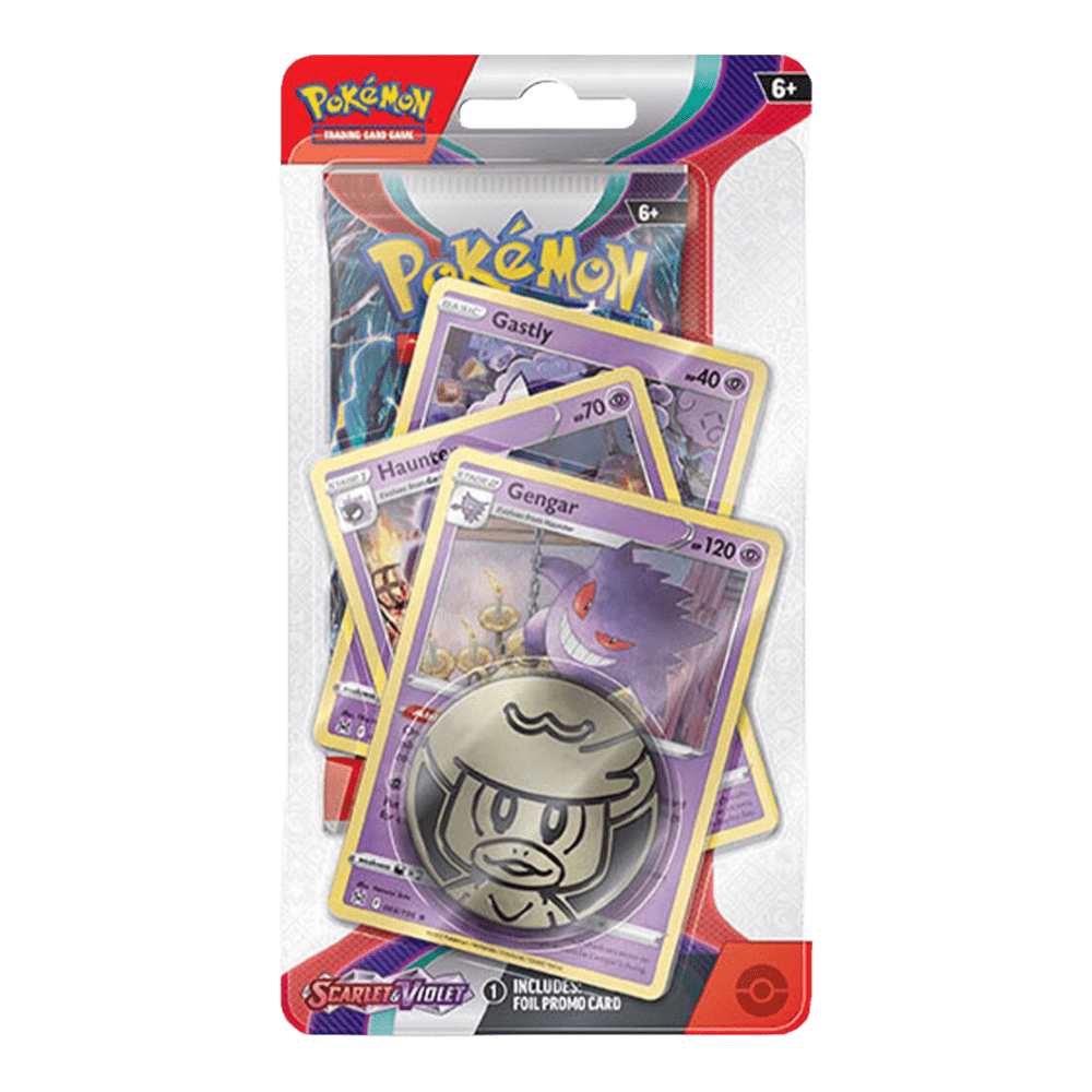 Pokemon Scarlet & Violet Base Set Premium Checklane Blister (Gengar)