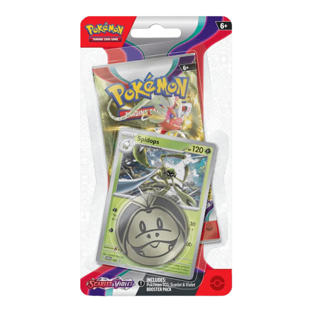 Pokemon Scarlet & Violet Base Set Premium Checklane Blister (Spidops)