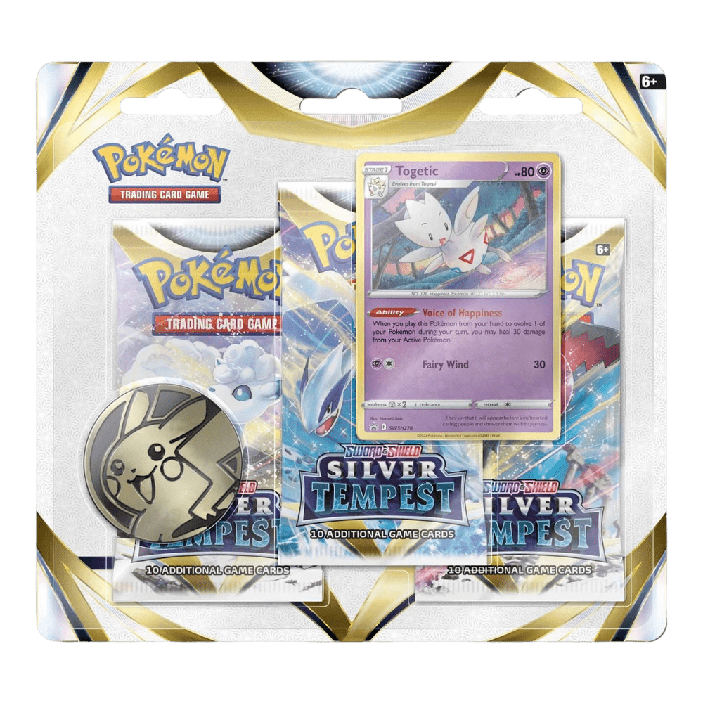 Pokemon Silver Tempest 3-Pack Blister (Togethic)