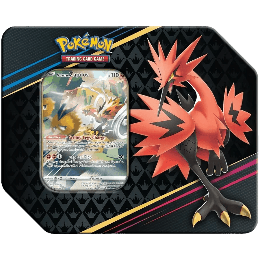 Pokemon Crown Zenith 7" Art Tin - Galarian Zapdos
