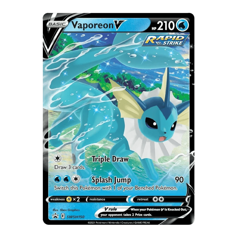 Pokemon TCG: Eevee Evolutions Tin - Vaporeon