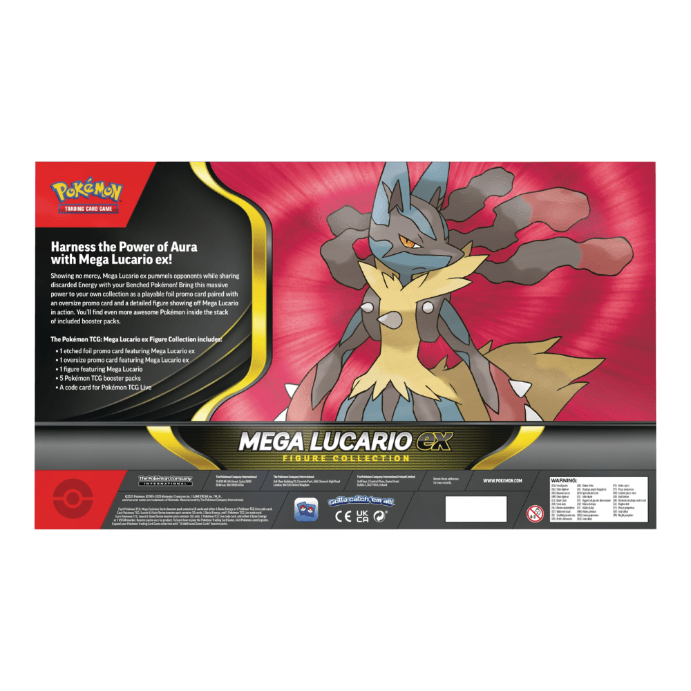 Pokemon TCG: Mega Lucario ex Figure Collection