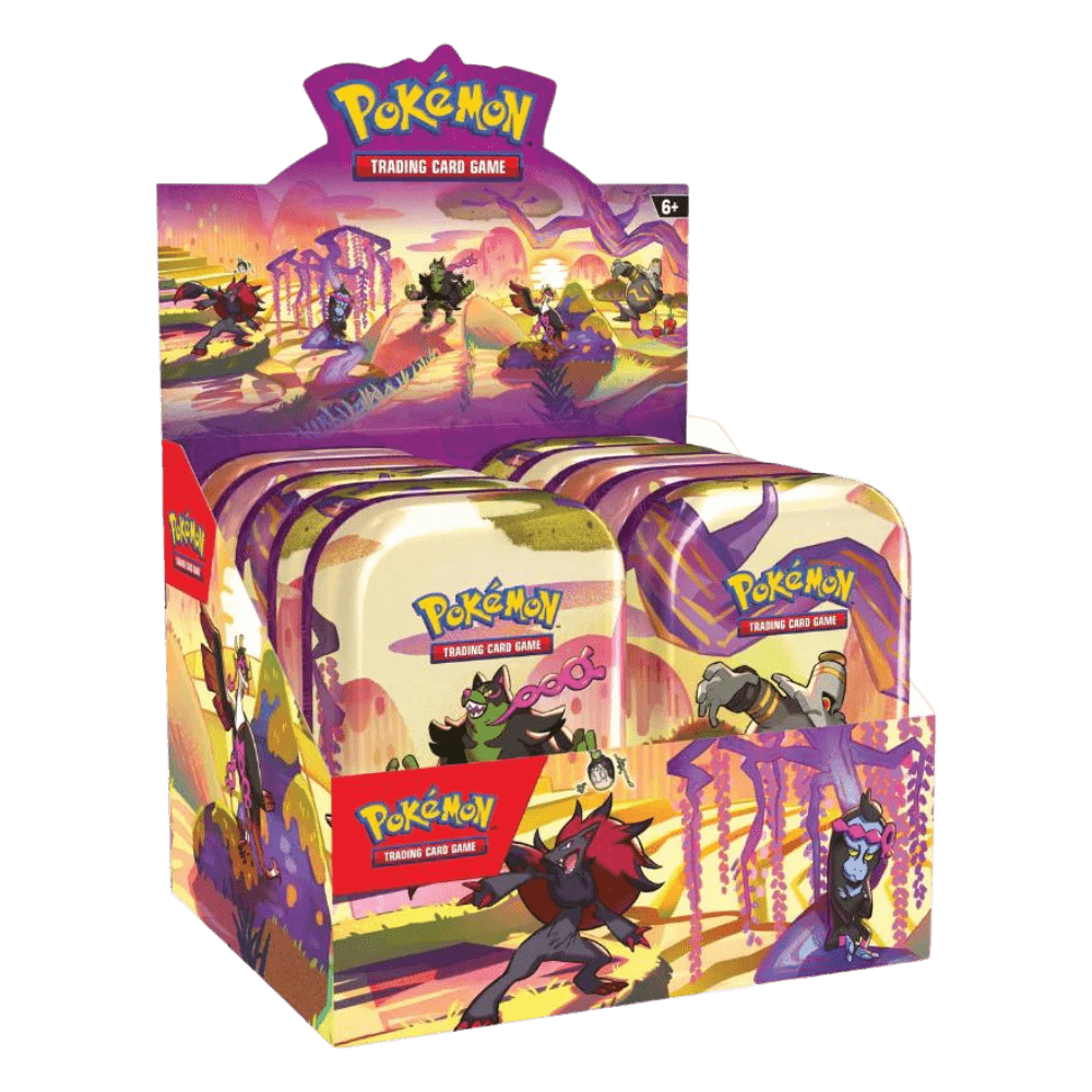 Pokemon Shrouded Fable Mini Tin Display Case (10 Tins)