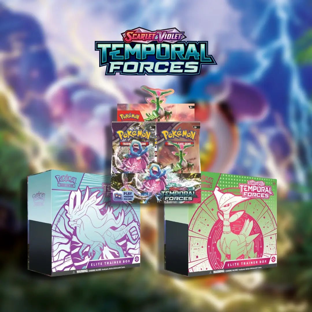 Pokemon TCG: Scarlet & Violet - Temporal Forces - Exclusive Pre-Order Bundle Deal