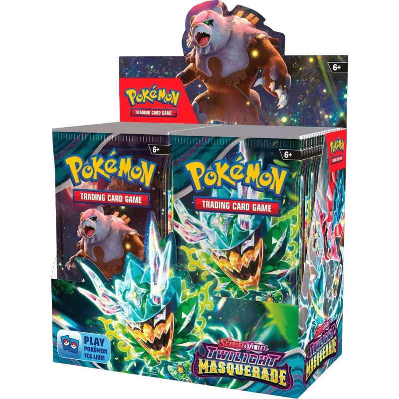 Pokemon Twilight Masquerade Display Case (6x Booster Boxes)