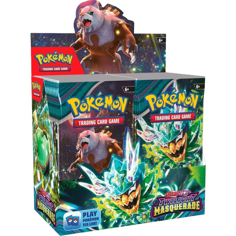 Pokemon Twilight Masquerade Display Case (6x Booster Boxes)
