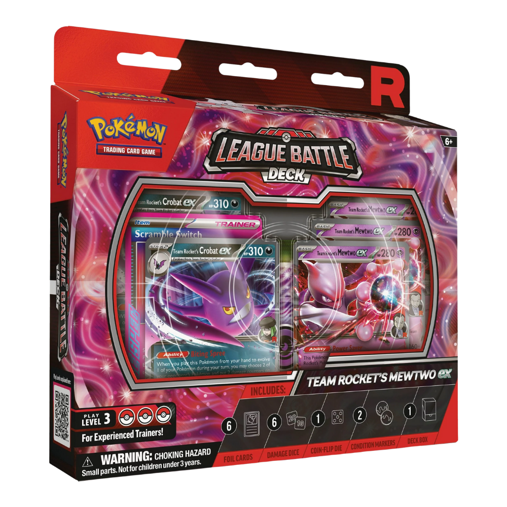 Pokemon Team Rockets Mewtwo ex League Battle Deck