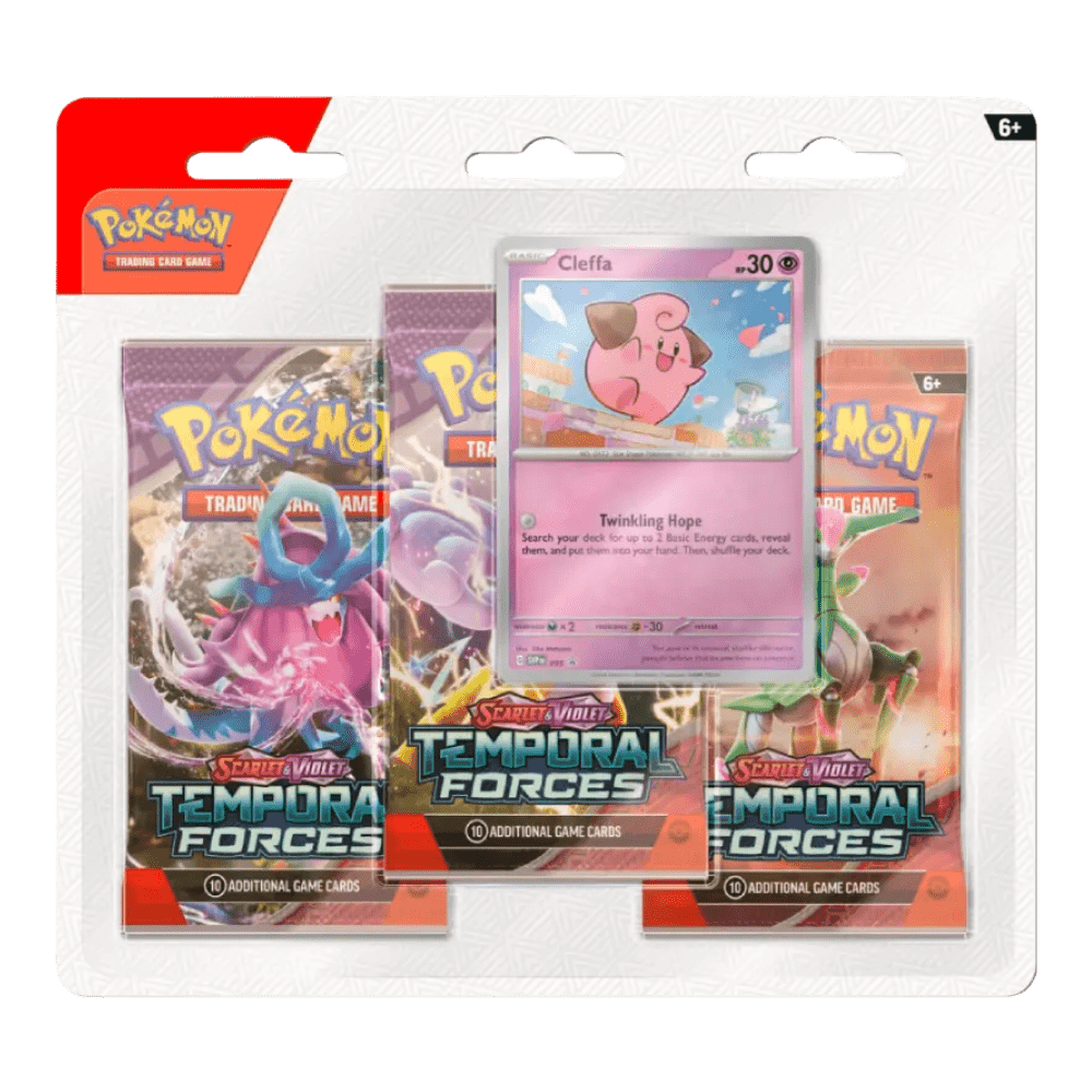 Pokemon Temporal Forces 3-Pack Blister (Cleffa)