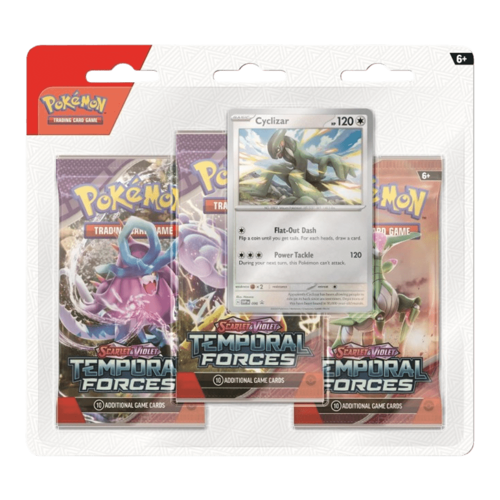 Pokemon Temporal Forces 3-Pack Blister (Cyclizar)