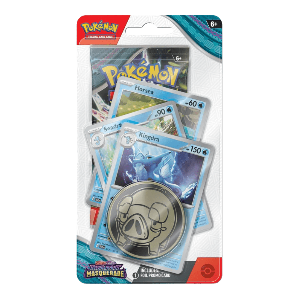 Pokemon Twilight Masquerade Premium Checklane Blister (Kingdra/PorygonZ)