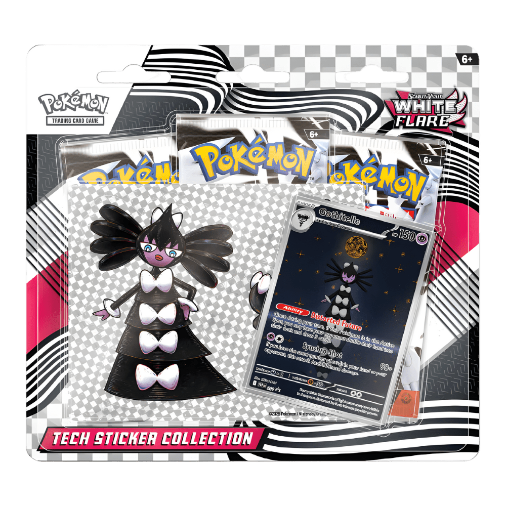 Pokemon White Flare Tech Sticker Collection Gothitelle